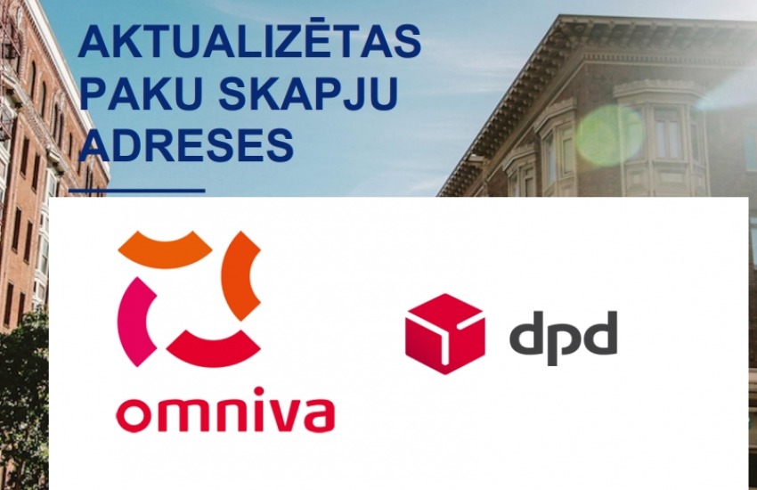 Aktualizētas piegādes skapju adreses